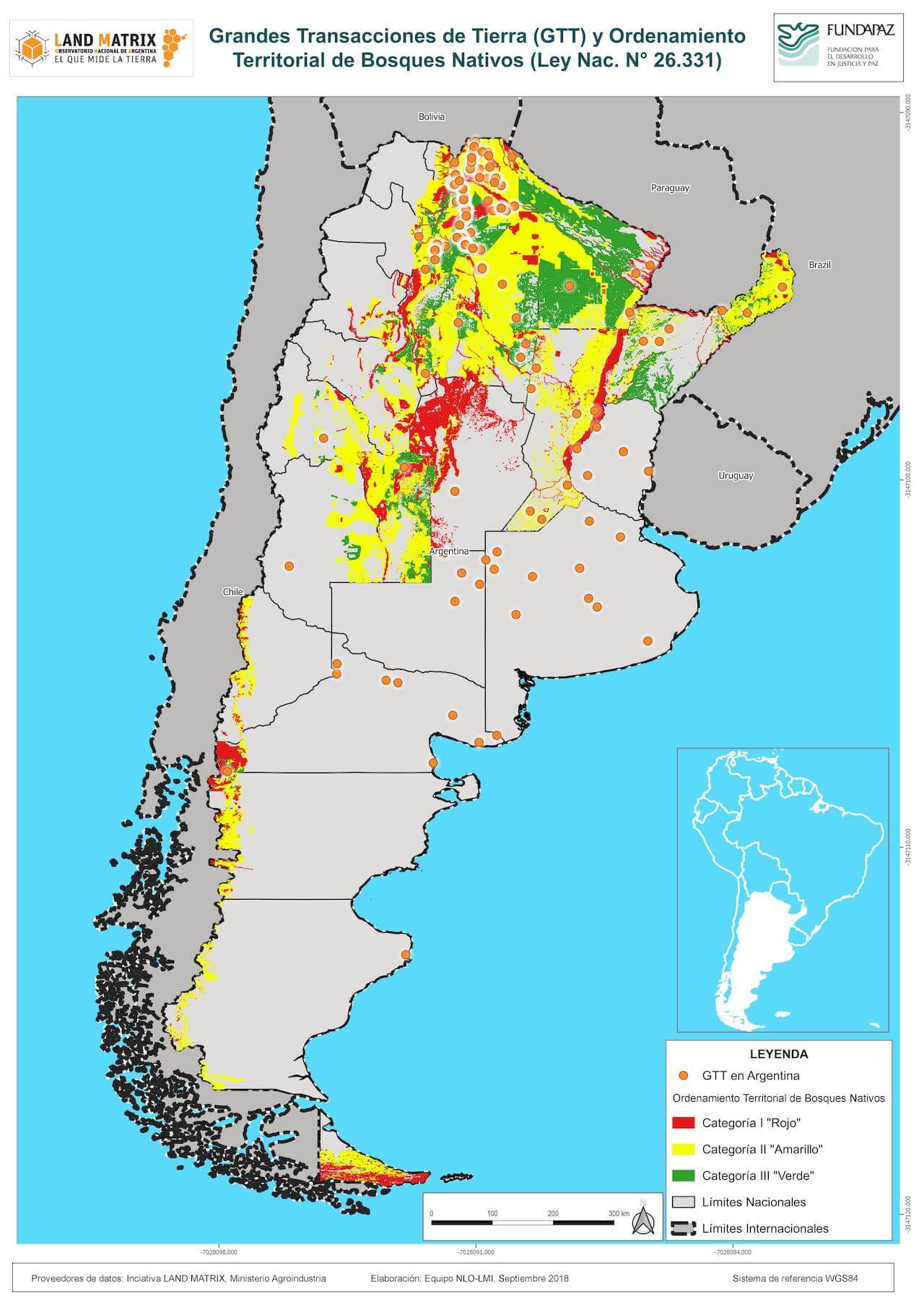 Grandes Transacciones de Tierra y ordenamiento territorial de los bosques nativos de Argentina (Ley Nac. 26.331)