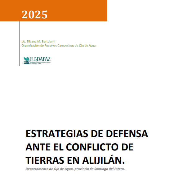 Destacada Estrategias de defensa ante el conflicto de tierras en Alijilan